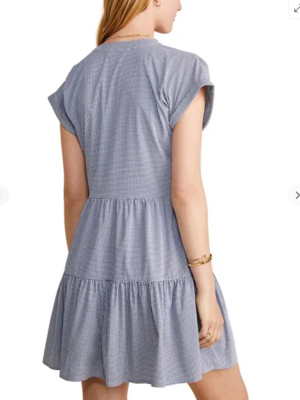 Vineyard Vines gingham Check Harbor performance dress, S, CB2730 - Picture 3 of 6